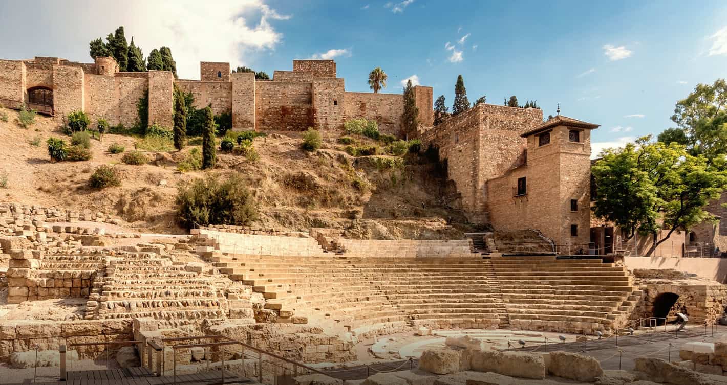 Alcazaba in Malaga