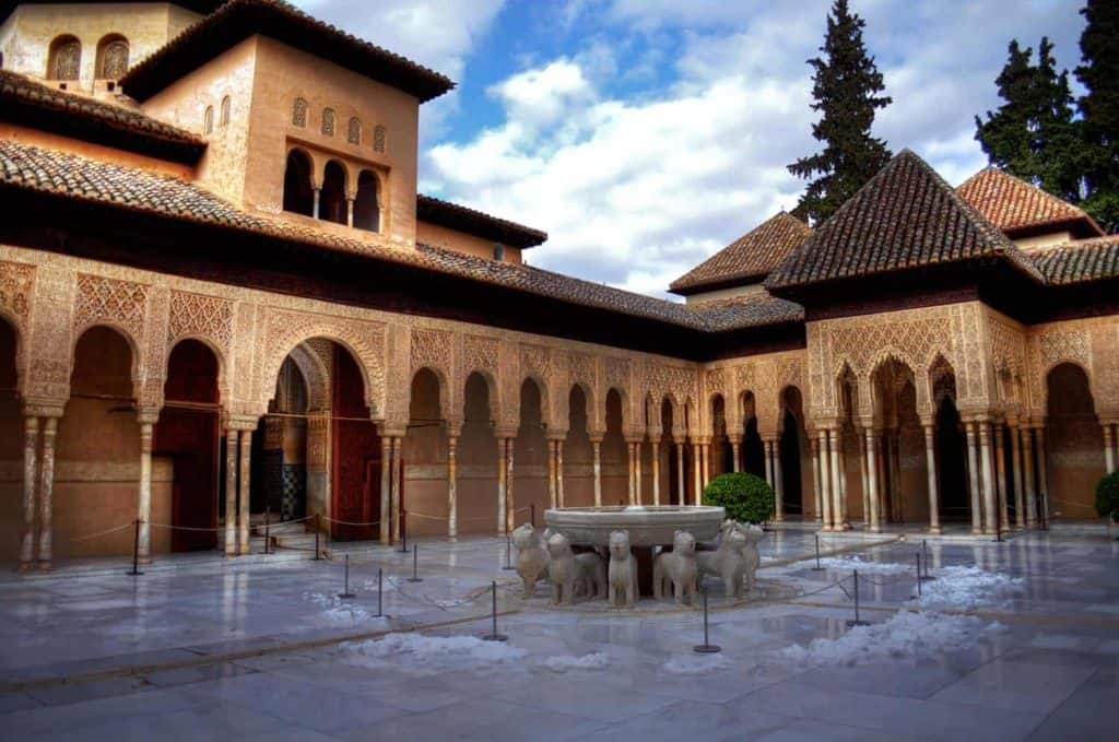palacio de los leones